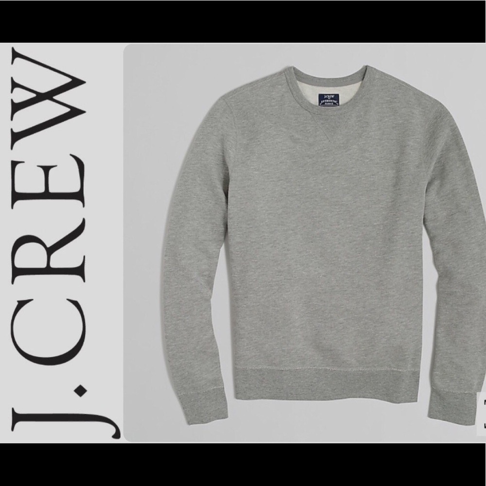 J Crew Authentic Fleece Sweatshirt
